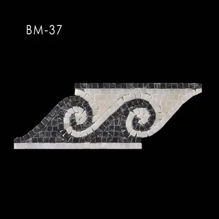 Double-Scroll Volute Bordure Mosaic