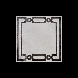 Diamant Jet d'Eau à Cadre Rectangulaire Géométrique