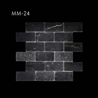 Anthrazit Lineares Blockmosaik
