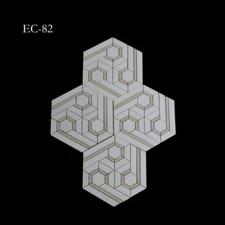 Interlocking Hexagonal Geometric Mosaic Interlocking Hexagonal Geometric Mosaic