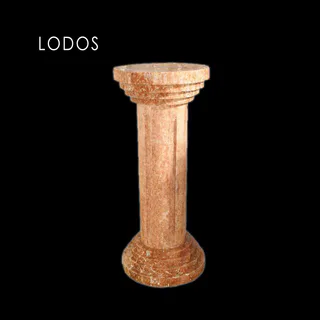 Columna de pedestal estriada Lodos Columna de pedestal estriada Lodos