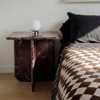 Circular Top Intersecting Cross-Panel Base Coffee Table thumbnail 2