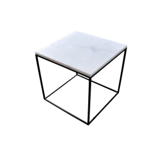 Square Top Linear Frame Coffee Table