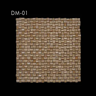 Panneau de Mosaïque Beige Incurvé Panneau de Mosaïque Beige Incurvé