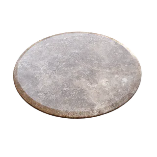 Warm Walnut Circular Low Profile Table Surface