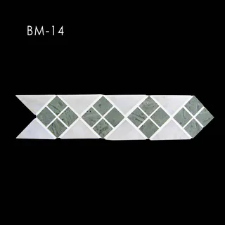 Mosaïque Bordure Grille à Quadrants