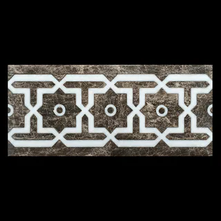 Geometric Interlocking I-Shape Waterjet Bordure