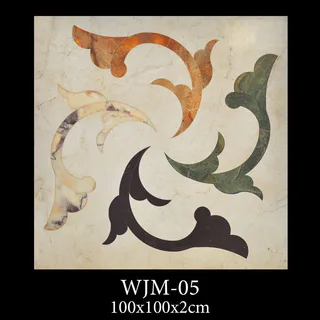 Diamant Jet d'Eau aux Volutes Feuillagées Quatre Couleurs thumbnail 2