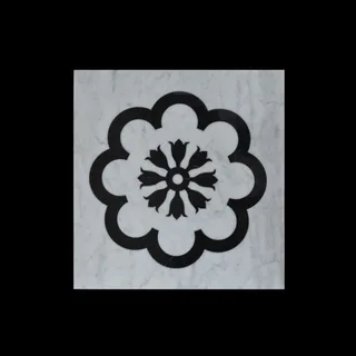 Diamant jet d'eau motif floral à pétales radiaux