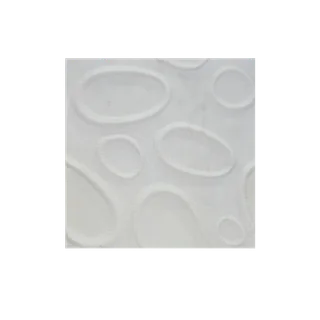 Carved Pebble Ring Relief Panel