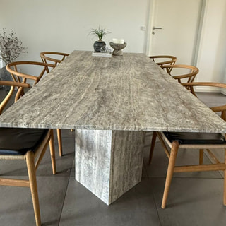 Rectangular Single Hexagonal Pedestal Dining Table Rectangular Single Hexagonal Pedestal Dining Table