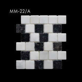 Mosaico Cuadrado Ajedrezado Monocromático Mm-22/A