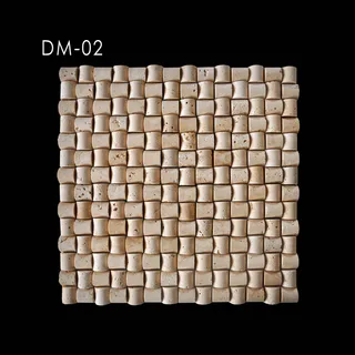Panneau Mosaïque Beige Convexe Panneau Mosaïque Beige Convexe
