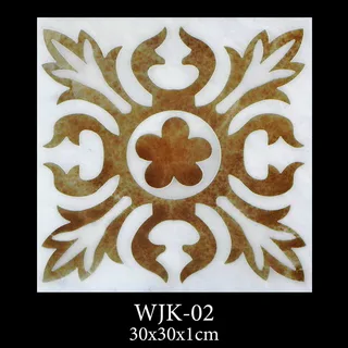 Ornate Floral Scroll Panel Waterjet Diamond thumbnail 2