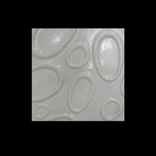 Carved Concentric Oval Relief Panel Carved Concentric Oval Relief Panel