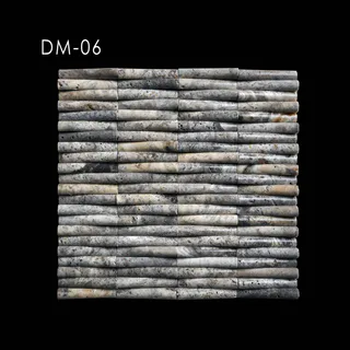 Mosaïque Cylindrique Horizontale Nuances de Gris Mosaïque Cylindrique Horizontale Nuances de Gris