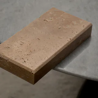Beige Chamfered Edge Detail