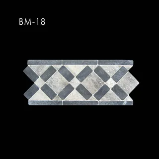 Mosaïque Bordure Losanges et Rectangles