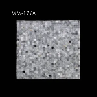 Mm-17/A Mosaico Geométrico de Retícula Cuadrada en Tonos Grises