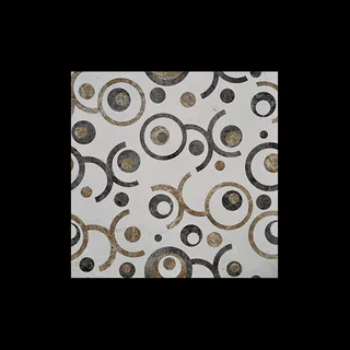 Abstract Circular Scatter Waterjet Diamond
