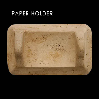 Portapapel empotrado beige poroso Portapapel empotrado beige poroso