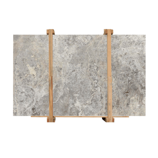 Silver Travertine Slab