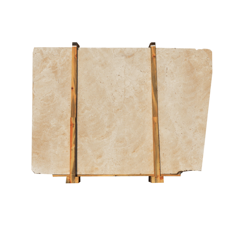 White Travertine - Ivory Cream Travertine Slab