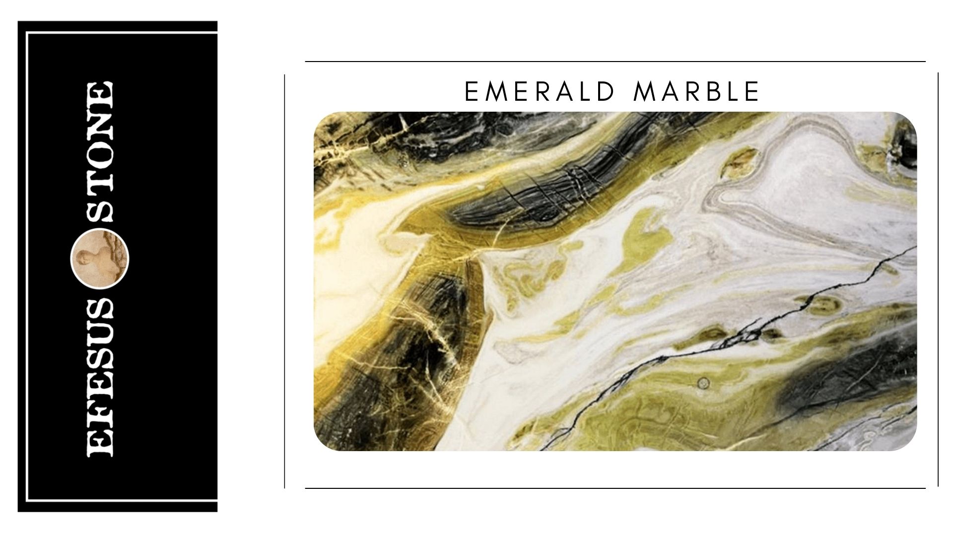 Panda Emerald Marmor – Bild 3