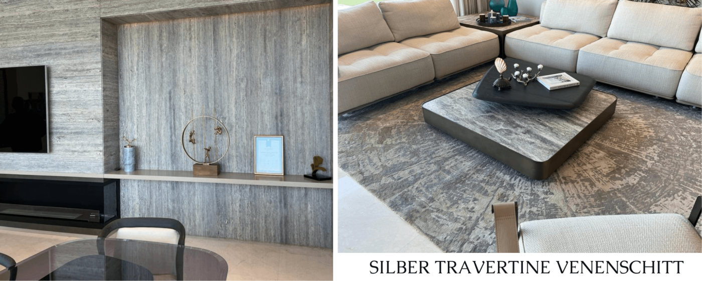 silver travertine de - efesusstone mermer