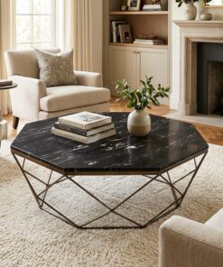 Silver Dragon Marble Middle Coffee Table