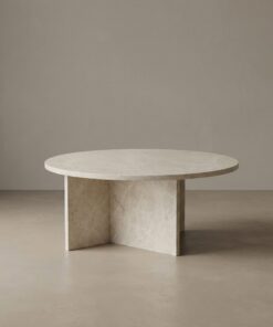 Table Basse en Marbre King Beige<br>