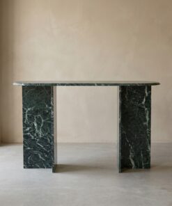 Konsolentisch aus Verde Forest Marmor