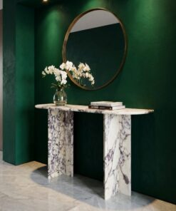 Konsolentisch aus Calacatta Marmor<br>